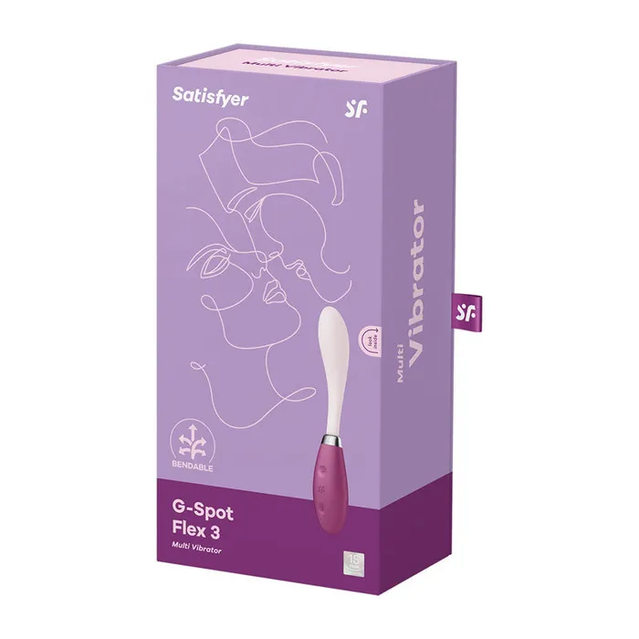 ShhhWndsr Vibrators Satisfyer GSpot Flex 3 USB Rechargeable Vibrator ShhhWndsr Vibrators Satisfyer GSpot Flex 3 USB Rechargeable Vibrator