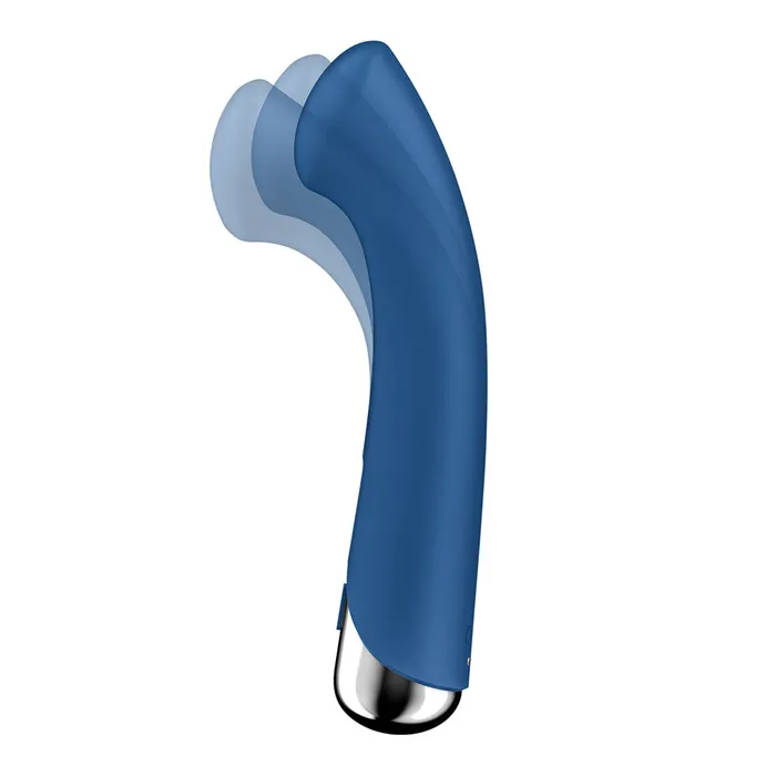 ShhhWndsr Vibrators Satisfyer Spinning GSpot 1 Rotating Shaft Vibrator Blue