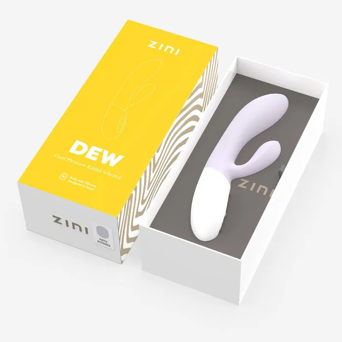 ShhhWndsr Vibrators Zini Dew Rabbit Vibrator Purple