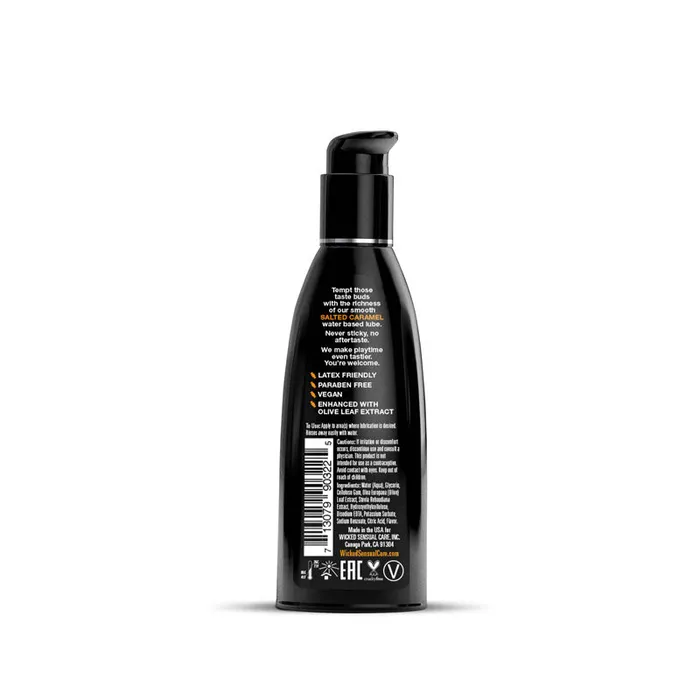 ShhhWndsr Wicked Aqua Salted Caramel Salted Caramel Flavoured Water Based Lubricant 60 ml 2 oz Bottle Lubricants ShhhWndsr Wicked Aqua Salted Caramel Salted Caramel Flavoured Water Based Lubricant 60 ml 2 oz Bottle Lubricants