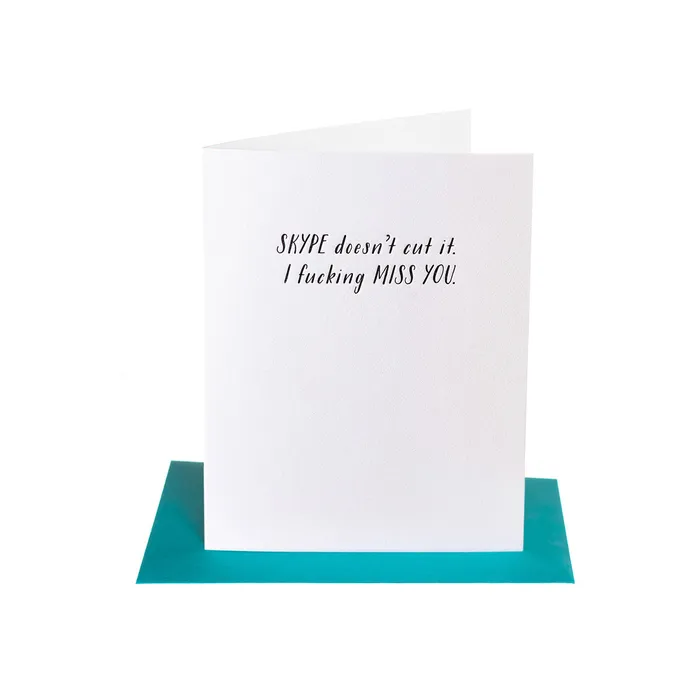 Skype Doesnt Cut It Card 6 pk Paper Epiphanies Male Sex Toys