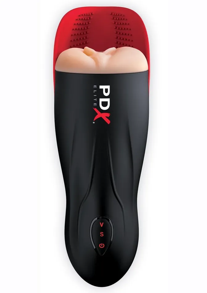 The Headliner Sucking Stroker w Ballplay PDX Elite Male Sex Toys