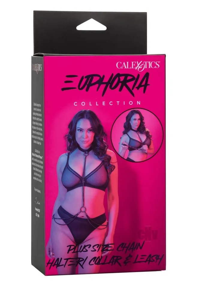 Vibrators Euphoria Coll Chain Halter Col Leash Ps Fairvillacom
