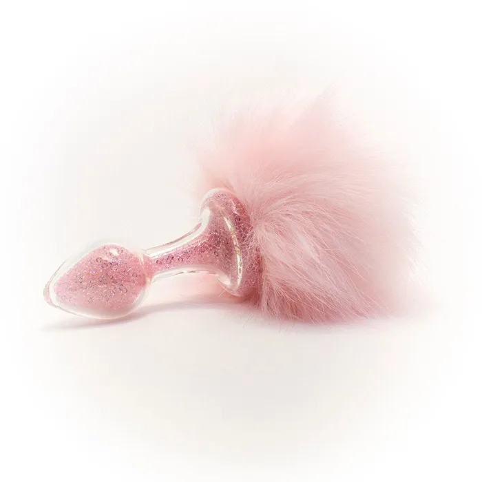 Vibrators Fairvillacom Crystal Delights Magnetic Sparkle Bunny Tail Pink