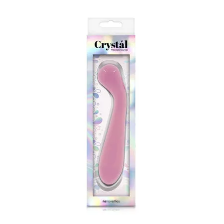 Vibrators Fairvillacom Crystal Glass Gspot Wand Pink