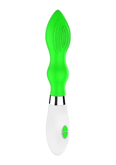 Vibrators Fairvillacom Shots Luminous Astraea Silicone 10 Speed Vibrator Green