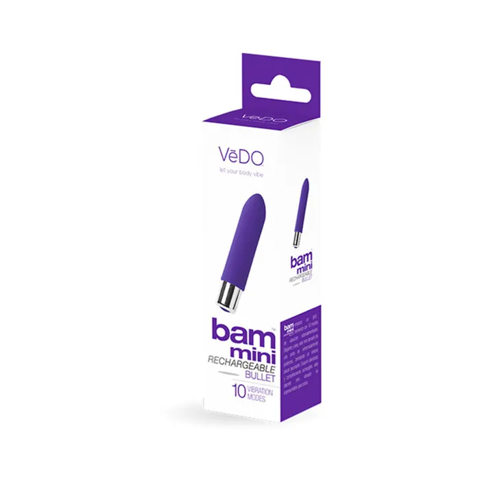 Vibrators Fairvillacom VeDO Bam Mini Rechargeable Bullet Vibe Foxy Pink