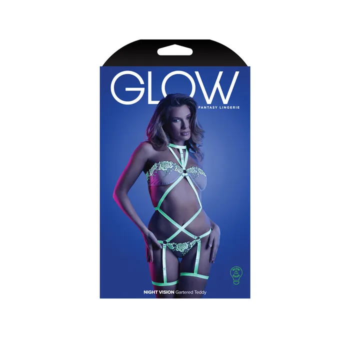 Vibrators Night Vision Gartered Teddy ML Fairvillacom