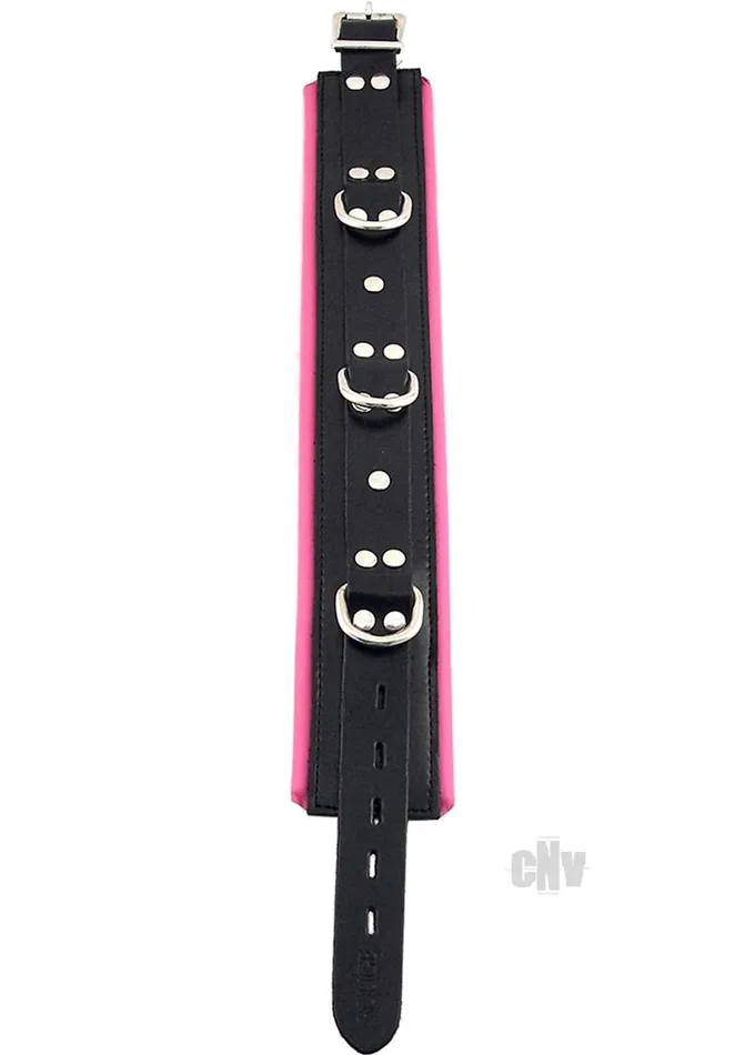 Vibrators Rouge 3ring Padded Collar Blkpnk Fairvillacom