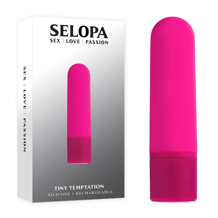 Vibrators Selopa TINY TEMPTATION Vibrating Bullet Pink ShhhWndsr