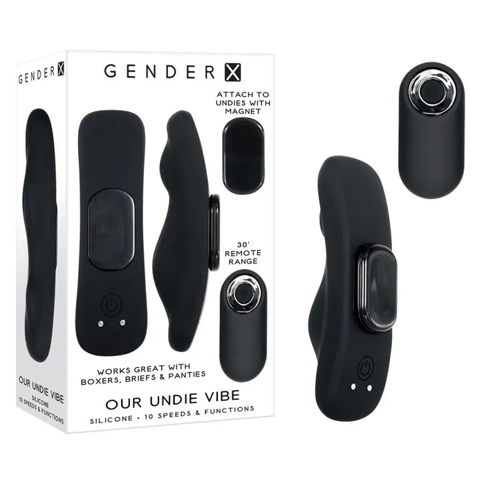 Vibrators ShhhWndsr Gender X OUR UNDIE VIBE USB Rechargeable Panty Vibe