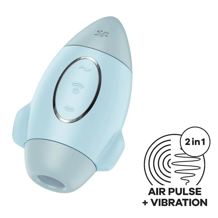 Vibrators ShhhWndsr Satisfyer Mission Control Clitoral Sucker Blue