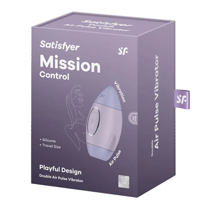 Vibrators ShhhWndsr Satisfyer Mission Control Clitoral Sucker Violet