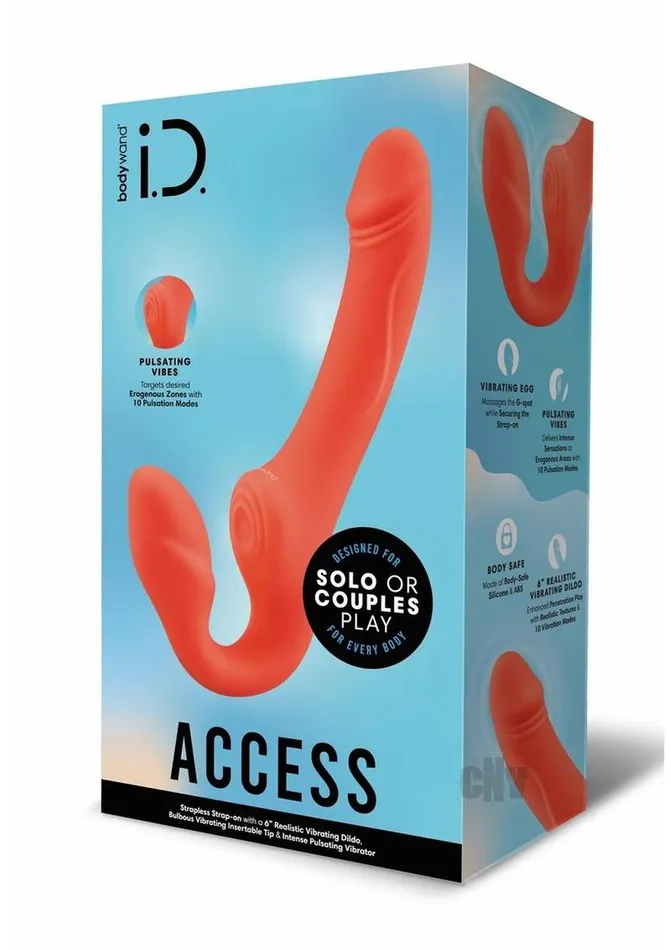 Vibrators Xgen Llc Bw Id Access Strapless Strapon Coral