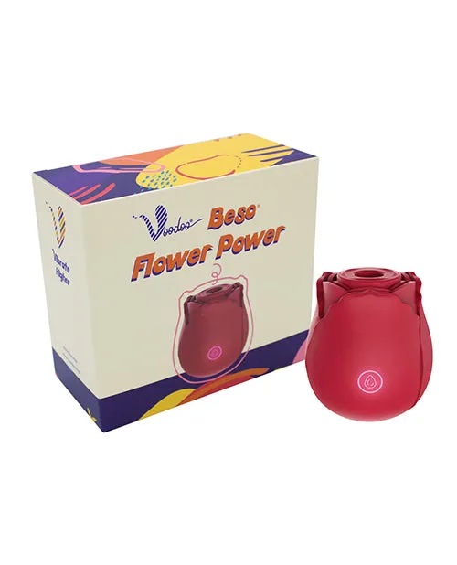 Voodoo Beso Flower Power Red Fairvillacom Vibrators