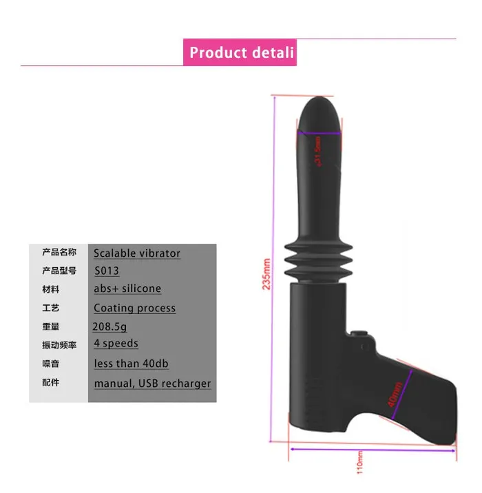 69 Vibrations Kenya Female Sex Toys Pistol Vibrator