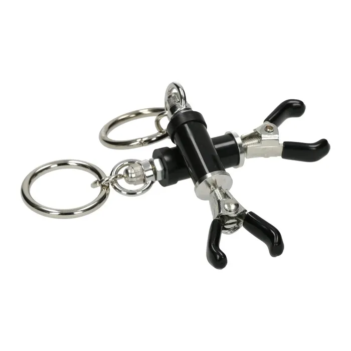 Adjustable Nipple Clamps With Ring LoveLife SexToys Male Sex Toys