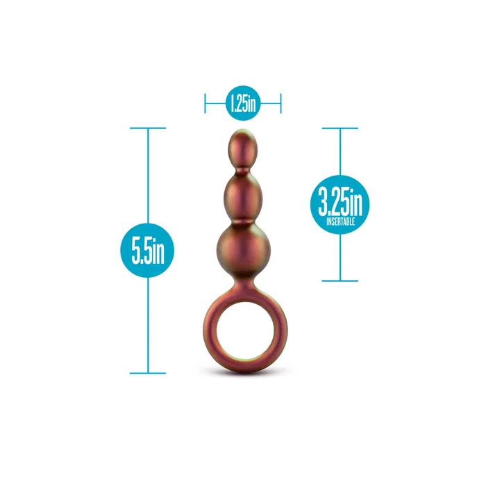 Anal Blush Novelties Anal Adventures Matrix Beaded Loop Butt Plug