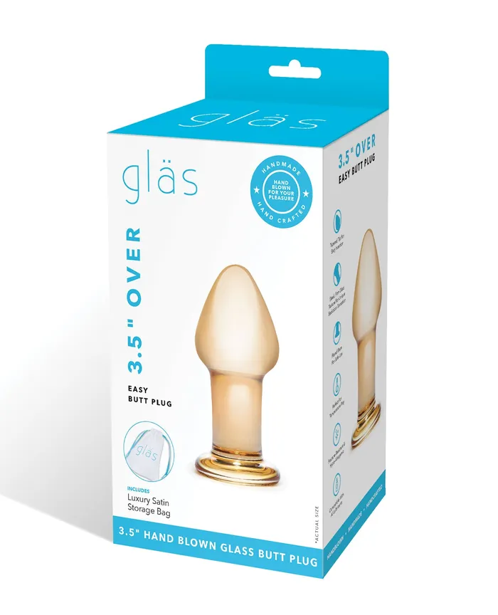 Anal GLAS GLAS Over Easy Butt Plug