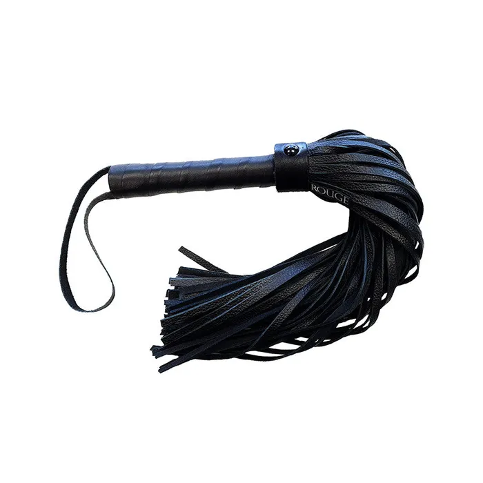 Anal Rouge Garments Rouge Garments Plain Black Flogger