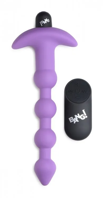 Anal Willams Tradeing Company BANG VIBRATING SILICONE ANAL BEADS REMOTE PURPLE Anal Willams Tradeing Company BANG VIBRATING SILICONE ANAL BEADS REMOTE PURPLE