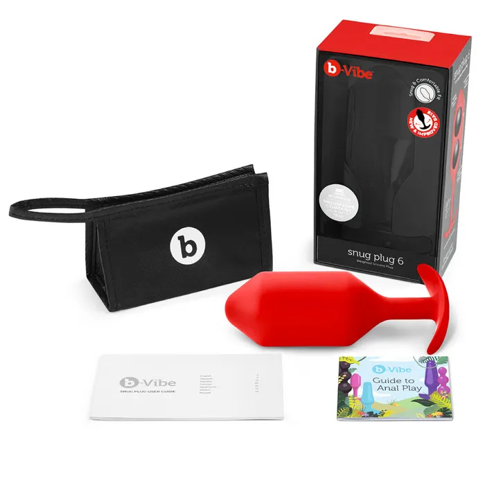 BVibe Anal BVibe Snug Plug 6 XXXL Black
