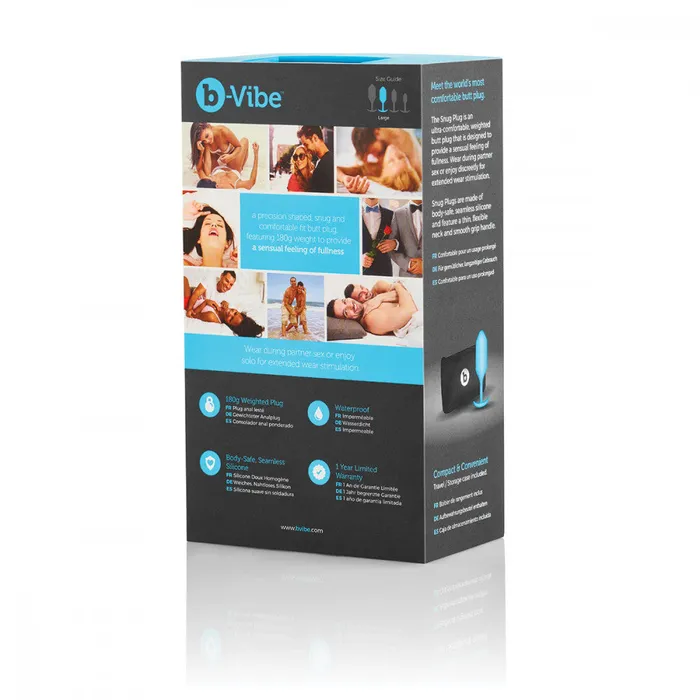 BVibe Snug Plug 3 Teal BVibe Anal