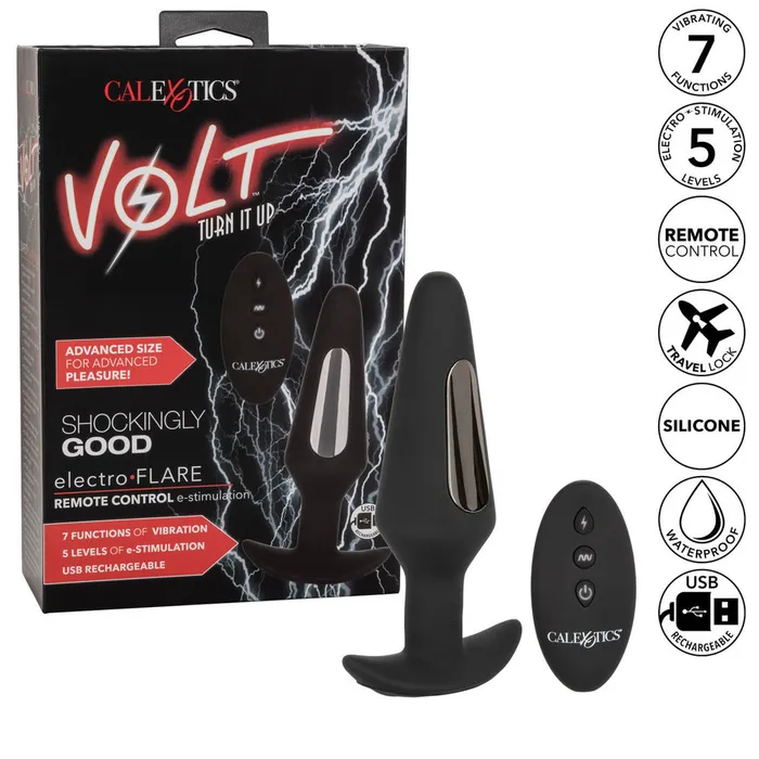 California Exotic Anal Volt Electro Flare EStim Butt Plug