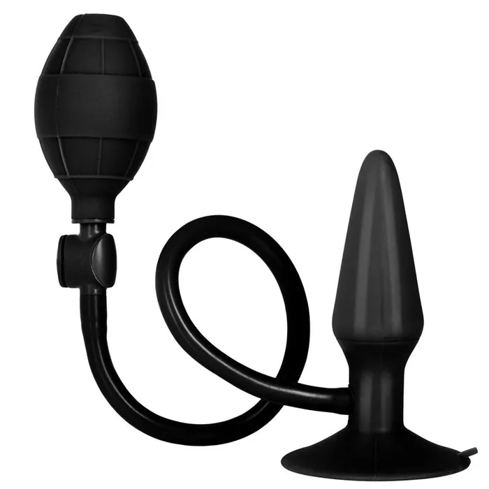 California Exotic Black Booty Call Pumper Silicone Inflatable Small Anal Plug Anal California Exotic Black Booty Call Pumper Silicone Inflatable Small Anal Plug Anal