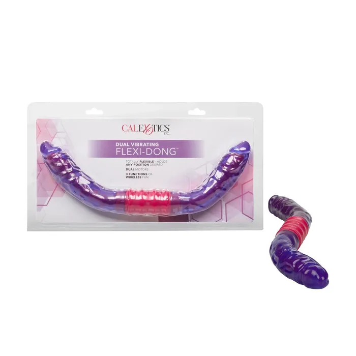California Exotic Female Sex Toys Dual Vibrating Flexi Dong