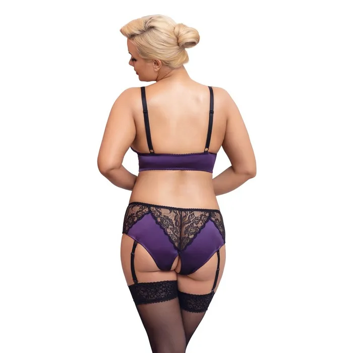 Cottelli Curves Bralette Suspender Set Cottelli Collection Anal