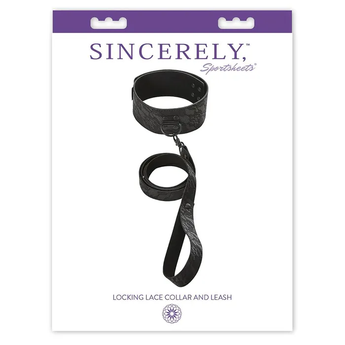 Couples Sincerely Locking Lace Collar Leash Olivia Ocean