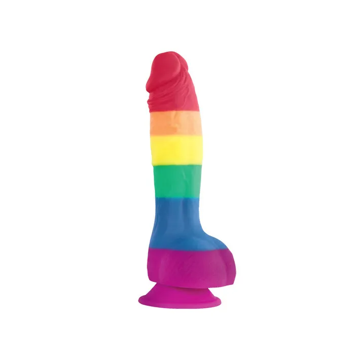 Dildos NS Novelties Colours Pride Edition 6 Inch Realistic Silicone Dildo With Balls