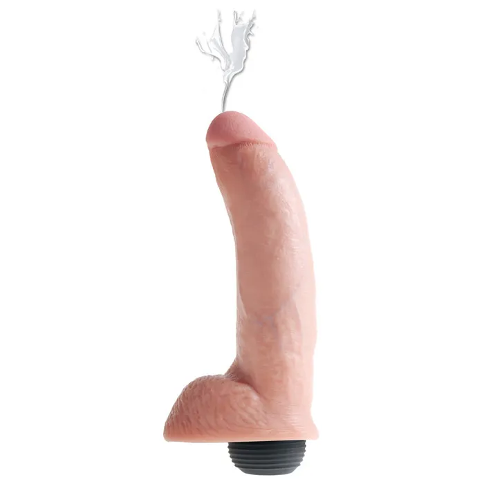 Dildos PipeDream 9 Inch Squirting Dildo With Balls Flesh King Cock Brand