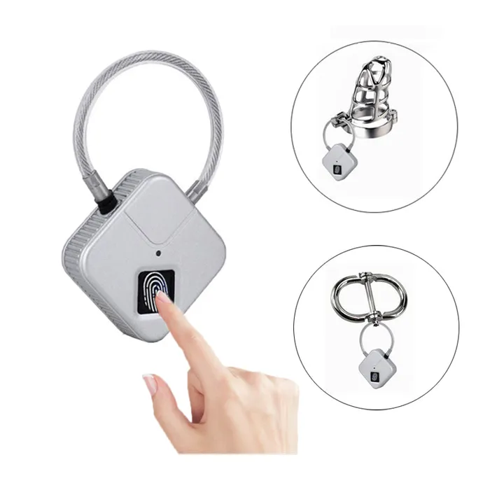 Electrical Biometric Fingerprint Master Lock for Restraints Chastity Kinkstasy Male Sex Toys Electrical Biometric Fingerprint Master Lock for Restraints Chastity Kinkstasy Male Sex Toys