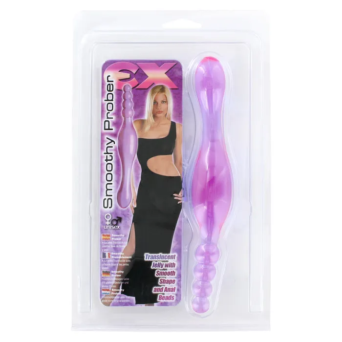 EX Smoothy Anal Prober Double Tip Probe Seven Creations Anal EX Smoothy Anal Prober Double Tip Probe Seven Creations Anal