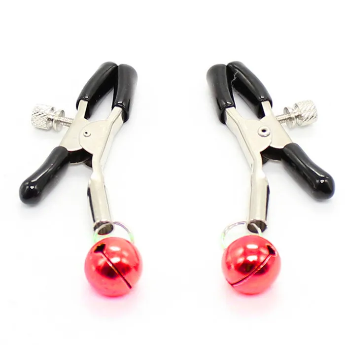Female Sex Toys EROCOME Adjustable Bell Nipple Clamps 1 Bell