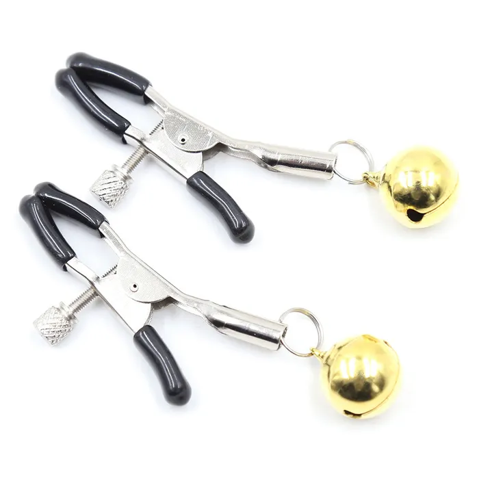 Female Sex Toys EROCOME Adjustable Bell Nipple Clamps 1 Bell