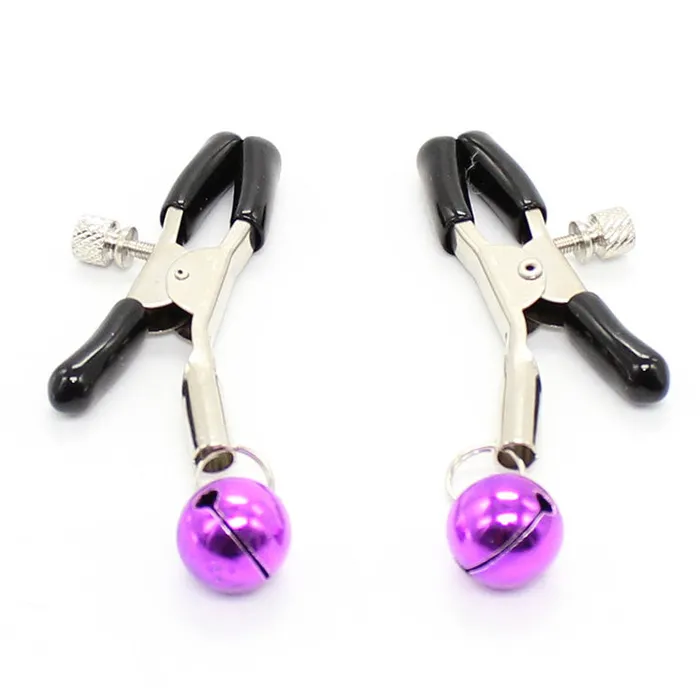 Female Sex Toys EROCOME Adjustable Bell Nipple Clamps 1 Bell