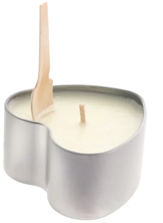 Female Sex Toys Seductive Pleasure Heartshaped 3in1 Hemp Seed Massage Candle Cuddle