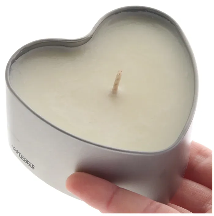 Female Sex Toys Seductive Pleasure Heartshaped 3in1 Hemp Seed Massage Candle Cuddle