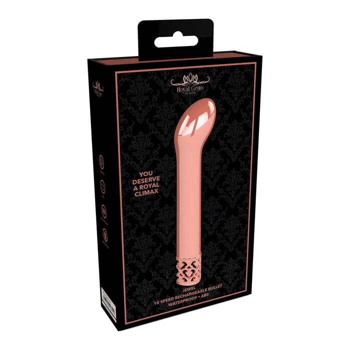 Female Sex Toys Shots Toys Royal Gems Jewel Rechargeable G Spot Bullet Rose Gold Female Sex Toys Shots Toys Royal Gems Jewel Rechargeable G Spot Bullet Rose Gold