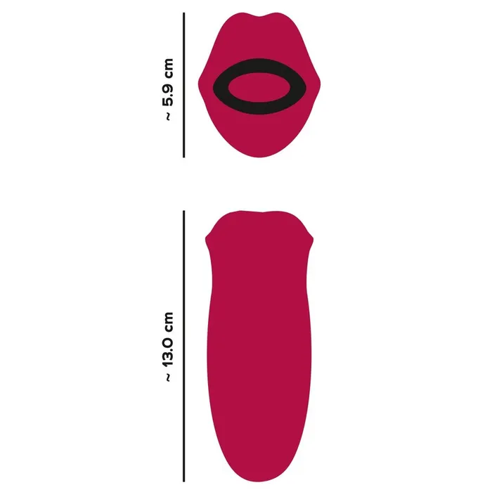 Female Sex Toys You2Toys Oral Fun Moving Lips Tongue Vibrator