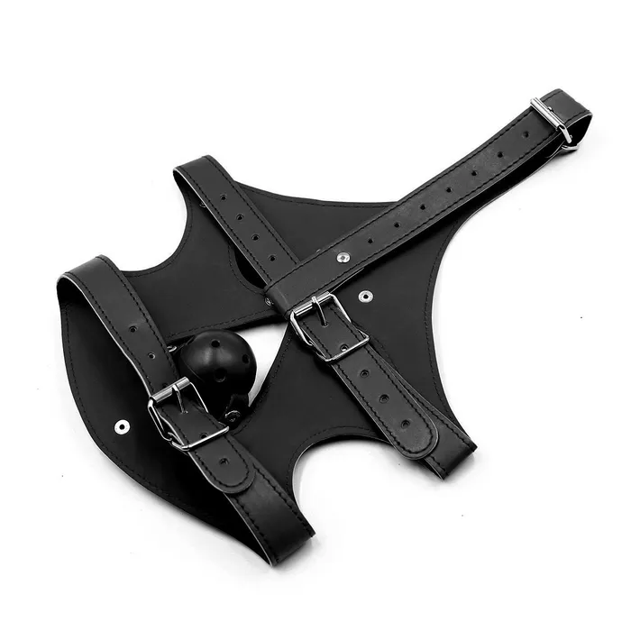 Gimp Hood With Removable Eye Pad And Mouth Pad LoveLife SexToys Male Sex Toys