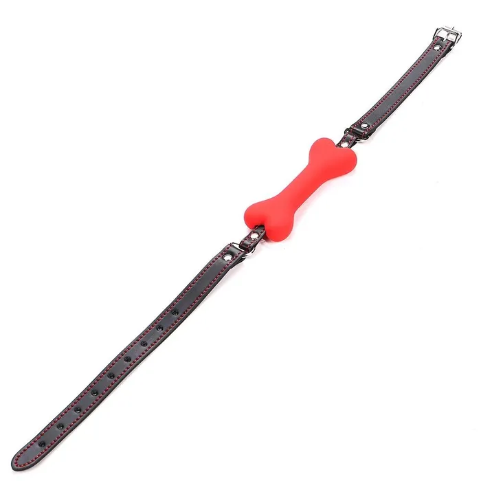 Hound Adjustable Dog Bone Soft Silicone Gags Kinkstasy Male Sex Toys