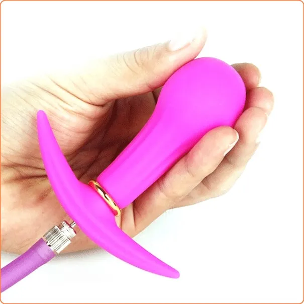 Inflatable Metal Ball Inside Butt Plug LoveLife SexToys Male Sex Toys