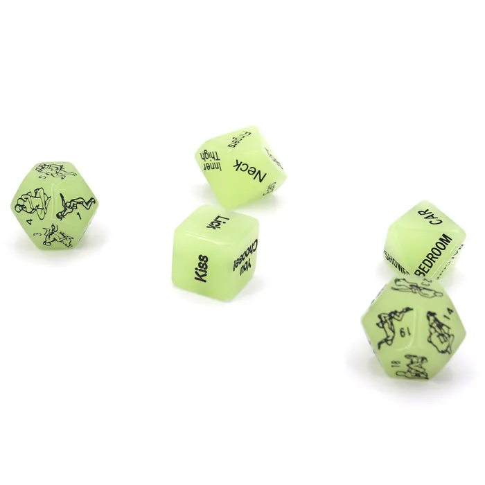 LoveLife SexToys Couples 5 Luminous Sex Position Dice