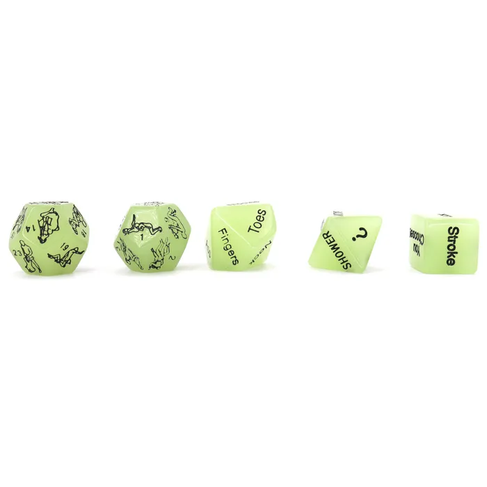 LoveLife SexToys Couples 5 Luminous Sex Position Dice