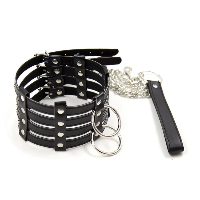 LoveLife SexToys Male Sex Toys 2 ORing 4 Strip 4 Buckle Collar