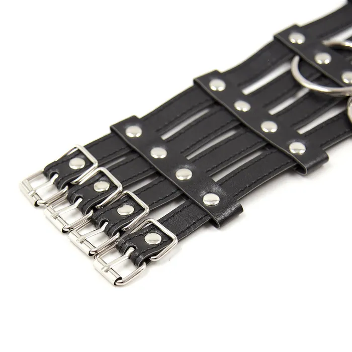 LoveLife SexToys Male Sex Toys 2 ORing 4 Strip 4 Buckle Collar